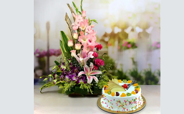 Diverse and Colorful Mixed Flower Bouquet - Tanjore Florist