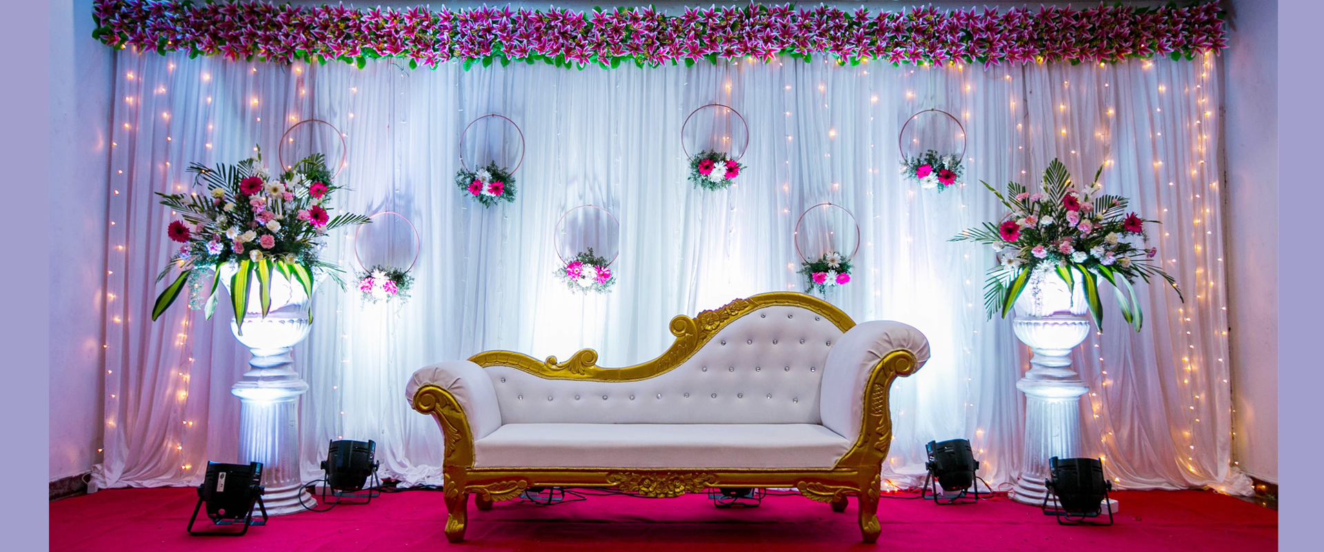 Wedding and event elegant flower arrangements
